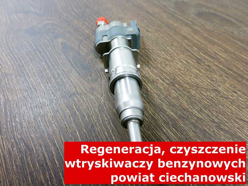 Wtrysk benzynowy w pracowni regeneracji, zregenerowany przy pomocy specjalnego sprzętu • powiat ciechanowski