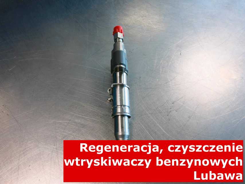 Wtryskiwacz bezpośredni jednopunktowy w Lubawie w pracowni regeneracji, testowany na specjalnym sprzęcie