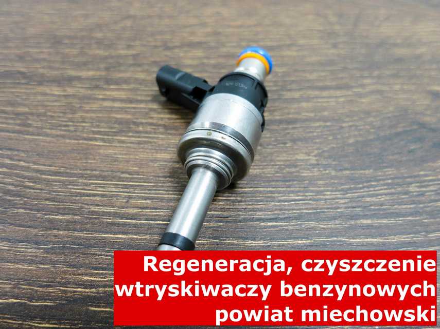 Wtryskiwacz benzyny w zakładzie regeneracji, wyczyszczony na odpowiednim sprzęcie • powiat miechowski