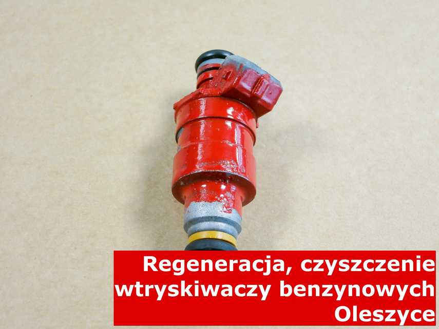 Wtrysk jednopunktowy w Oleszycach w pracowni regeneracji, po przywróceniu sprawności na specjalnym sprzęcie