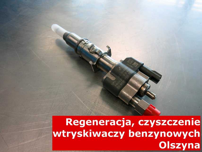 Wtryskiwacz bezpośredni jednopunktowy z Olszyny w pracowni, po przywróceniu sprawności na odpowiedniej maszynie