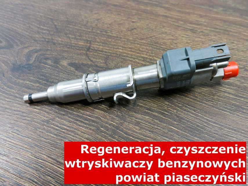 Wtryskiwacz piezoelektryczny benzynowy po regeneracji, po przywróceniu sprawności na odpowiedniej maszynie • powiat piaseczyński