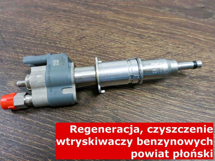 Wtryskiwacz bezpośredni jednopunktowy w zakładzie regeneracji, po przywróceniu sprawności przy pomocy specjalnego sprzętu • powiat płoński