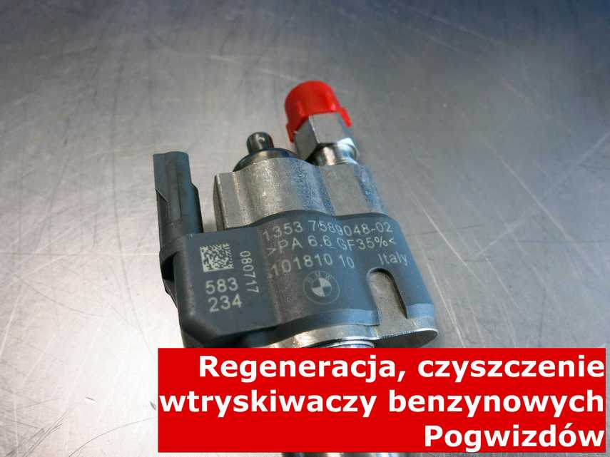 Wtryskiwacz piezoelektryczny w Pogwizdowie w pracowni, zrewitalizowany przy pomocy nowoczesnego sprzętu