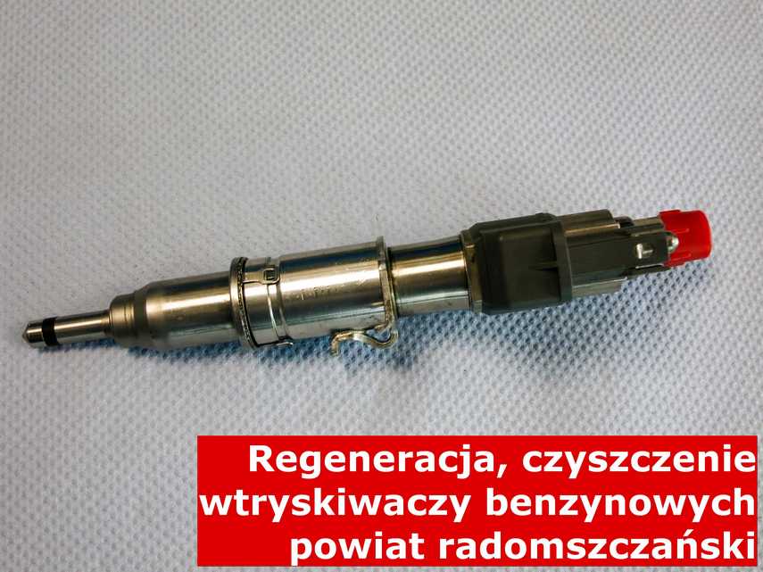 Wtryskiwacz pośredni wielopunktowy w laboratorium, testowany przy pomocy specjalnej maszyny • powiat radomszczański