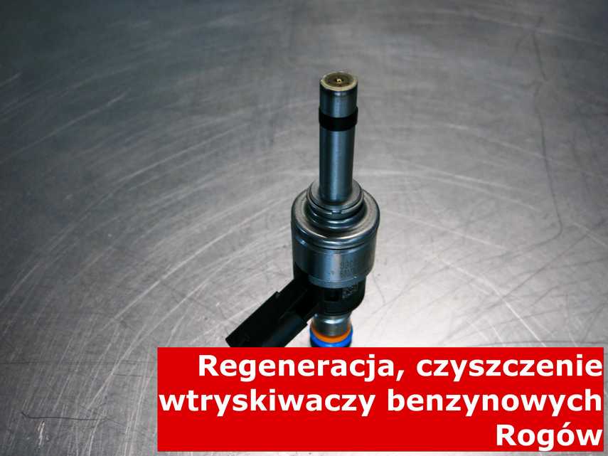 Wtryskiwacz jednopunktowy w Rogowie w pracowni regeneracji, wyczyszczony przy pomocy odpowiedniej maszyny