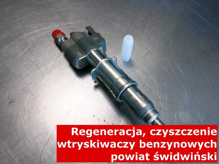 Wtryskiwacz wtrysku pośredniego w pracowni regeneracji, zregenerowany przy pomocy odpowiedniej maszyny • powiat świdwiński
